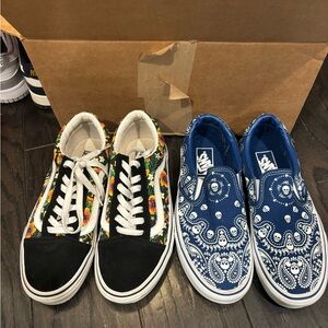 Two pairs of vans for $15